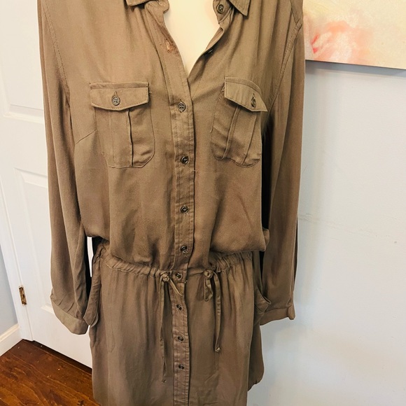 Brown Button-Up - Picture 5 of 6